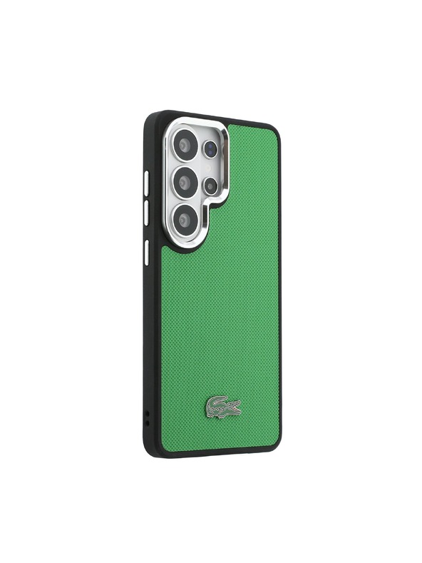 Lacoste Lacoste Petit Pique Metal Logo Magnetic Hátlap Samsung Galaxy S26 Ultra számára Estragon Green