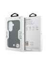 BMW BMW Signature PU Leather Metal Logo Magnetic Hátlap Samsung Galaxy S26+ számára Black