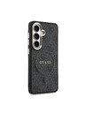 Guess Guess PU Leather 4G Gold Frame Magnetic Hátlap Samsung Galaxy S26+ számára Black