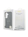 Guess Guess PU Leather 4G Gold Frame Magnetic Hátlap Samsung Galaxy S26+ számára Black