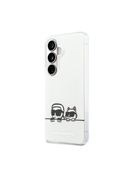 Karl Lagerfeld Karl Lagerfeld IML K&CH Peekaboo Logo Magnetic Hátlap Samsung Galaxy S26+ számára White