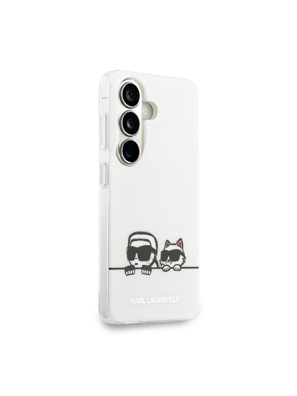 Karl Lagerfeld Karl Lagerfeld IML K&CH Peekaboo Logo Magnetic Hátlap Samsung Galaxy S26+ számára White