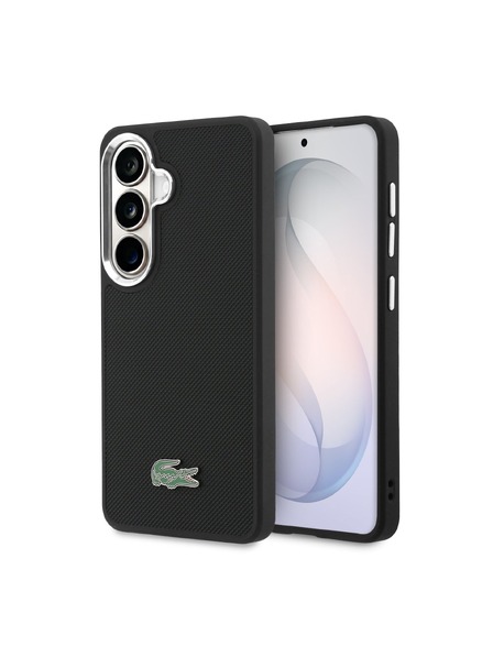 Lacoste Lacoste Petit Pique Metal Logo Magnetic Hátlap Samsung Galaxy S26+ számára Black
