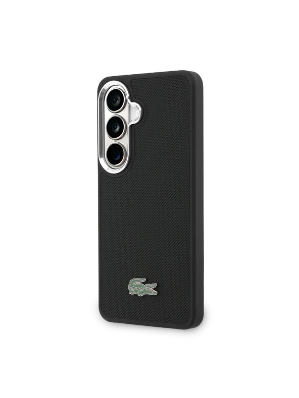 Lacoste Lacoste Petit Pique Metal Logo Magnetic Hátlap Samsung Galaxy S26+ számára Black