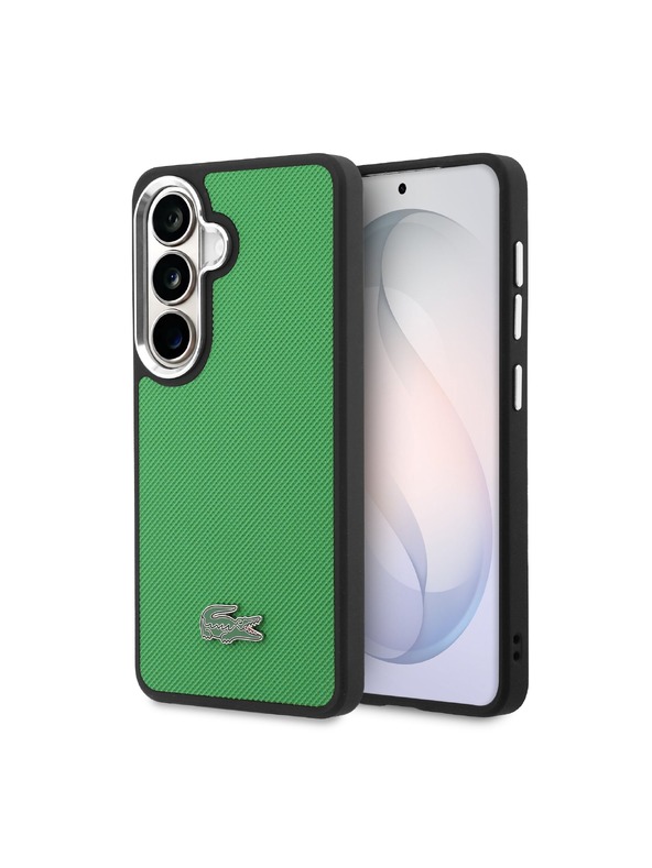 Lacoste Lacoste Petit Pique Metal Logo Magnetic Hátlap Samsung Galaxy S26+ számára Estragon Green