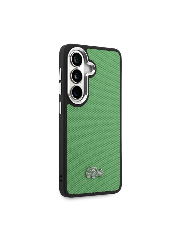 Lacoste Lacoste Petit Pique Metal Logo Magnetic Hátlap Samsung Galaxy S26+ számára Estragon Green