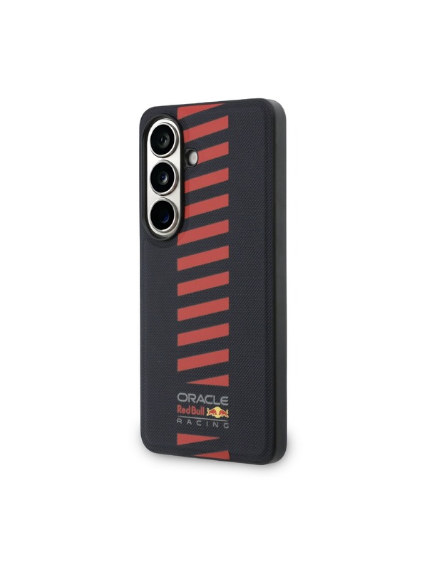 Red Bull Red Bull PU Leather Meshed Powerbar Magnetic Hátlap Samsung Galaxy S26+ számára Navy