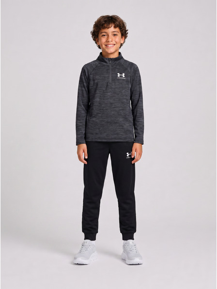 Under Armour Fiú szett Under Armour UA TWIST 1/4 ZIP TECH SET-GRY