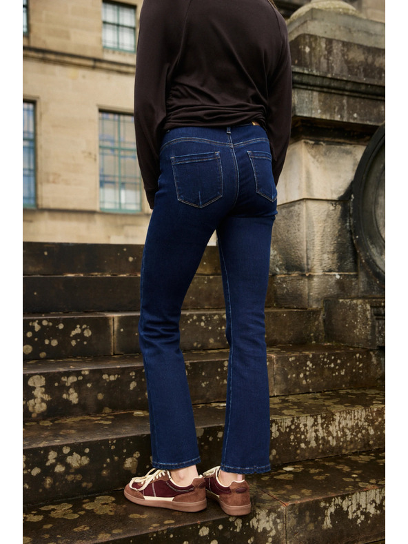 Moodo Bootcut farmernadrág sötétkék Moodo
