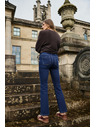 Moodo Bootcut farmernadrág sötétkék Moodo