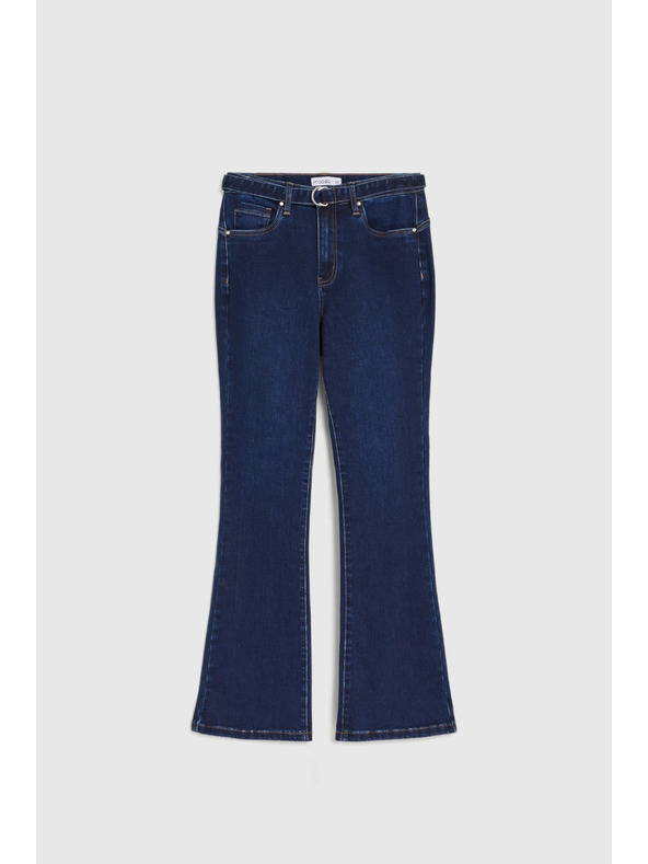 Moodo Bootcut farmernadrág sötétkék Moodo