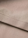 Ombre Clothing Férfi chino nadrág feltűrt lábszárral és lenvegyülettel – bézs V3 P1522 Ombre Clothing