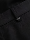 Ombre Clothing Férfi chino nadrág REGULAR FIT rugalmas derékkal – fekete V4 P1525 Ombre Clothing
