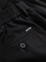 Ombre Clothing Férfi chino nadrág REGULAR FIT rugalmas derékkal – fekete V4 P1525 Ombre Clothing