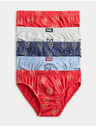 Marks & Spencer Tiszta pamut Spider-Man™ mintás fehérnemű, 5 darabos szett (18 hónapos - 8 év) Marks & Spencer piros
