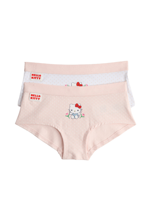 Marks & Spencer Hello Kitty™ rövidnadrág magas pamuttartalommal, 2 darab (5–16 év) Marks & Spencer rózsaszín
