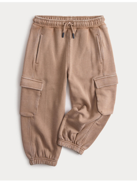 Marks & Spencer Zsebes jogging alsó tiszta pamutból (2–10 év) Marks & Spencer krém
