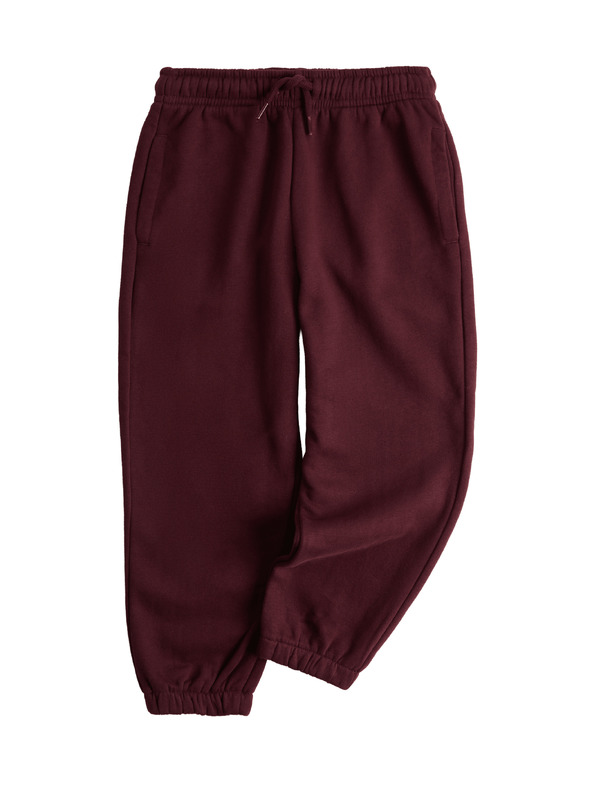 Marks & Spencer Egyszínű magas pamuttartalomú jogging alsó (2–8 év) Marks & Spencer piros
