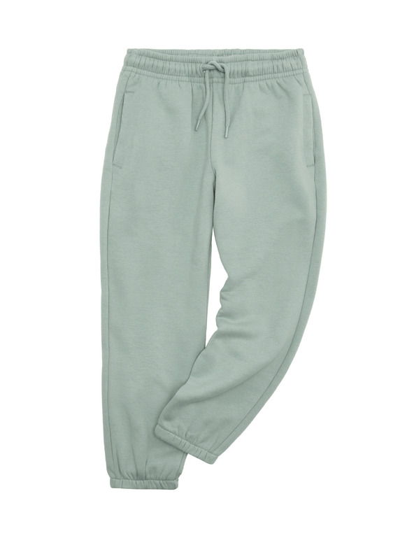 Marks & Spencer Egyszínű magas pamuttartalomú jogging alsó (2–8 év) Marks & Spencer zöld