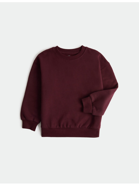 Marks & Spencer Magas pamuttartalomú pulóver (2–8 év) Marks & Spencer piros