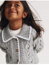 Marks & Spencer Háromrészes kötött outfit szoknyával és harisnyával (3–5 év) Marks & Spencer szürke