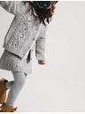 Marks & Spencer Háromrészes kötött outfit szoknyával és harisnyával (3–5 év) Marks & Spencer szürke