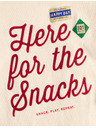 Marks & Spencer Tiszta pamutfelső "For The Snacks" felirattal (2–8 év) Marks & Spencer krém