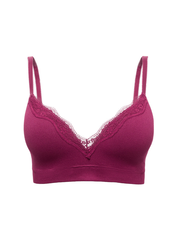 Marks & Spencer Jasmine csipkés varrás nélküli melltartó drótok nélkül mély dekoltázsra (A-E) Marks & Spencer rózsaszín