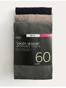Marks & Spencer Harisnya Body Sensor™, 60 DEN, 3 pár csomag Marks & Spencer szürke
