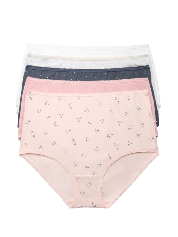 Marks & Spencer Deréknadrág pamutból és lycra®-ból, 5 db csomagban Marks & Spencer tengerészkék