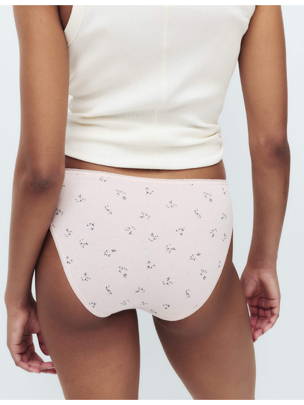Marks & Spencer Magas derekú pamut és lycra® alsónadrág, 5 db csomagban Marks & Spencer tengerészkék