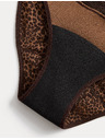 Marks & Spencer Menstruációs bikini alsónadrág magas pamuttartalommal, 3 db csomagban Marks & Spencer barna