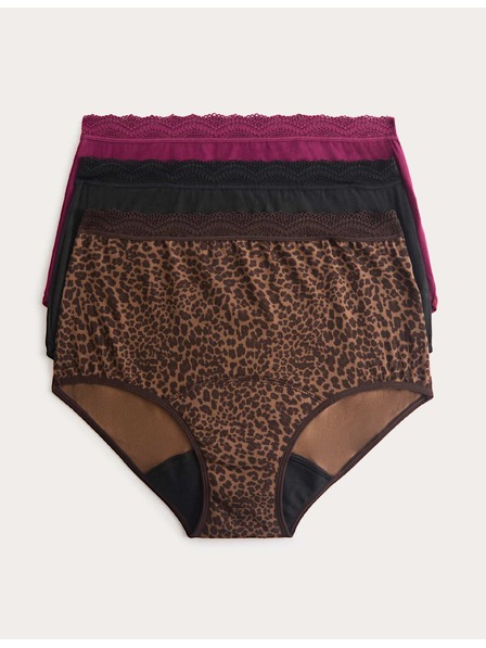 Marks & Spencer Rendkívül nedvszívó, derék alatti menstruációs alsónemű, 3 db Marks & Spencer barna