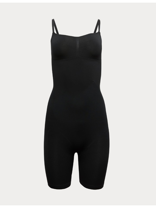 Marks & Spencer Szilárduló és formázó varrás nélküli body Marks & Spencer fekete