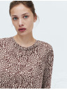 Marks & Spencer Pamut laza éjszakai ing modálból nyomattal Marks & Spencer barna