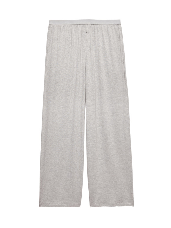 Marks & Spencer Jersey pizsama alsórész széles szárral Marks & Spencer szürke