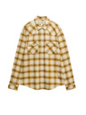 Marks & Spencer Kockás flannel ing tiszta pamuból, normál szabás Marks & Spencer sárga