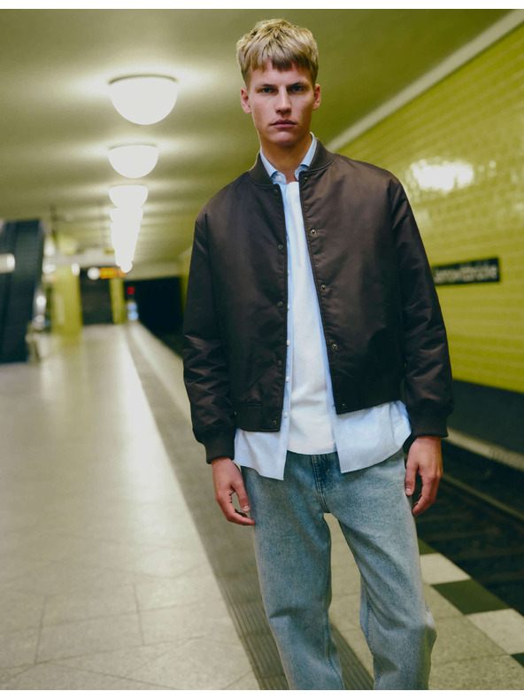 Marks & Spencer Marks & Spencer szatén bomber dzseki barna