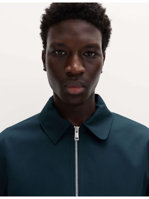 Marks & Spencer Harrington típusú dzseki, tiszta pamuból Marks & Spencer tengerészkék