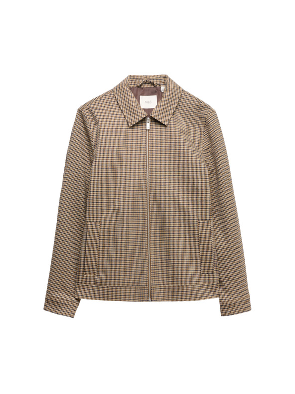 Marks & Spencer Kockás Harrington dzseki Marks & Spencer többszínű