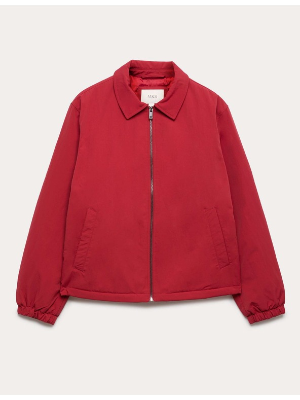 Marks & Spencer Harrington dzseki párnázással és zipperrel Marks & Spencer piros