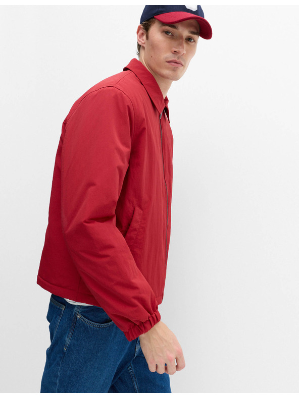 Marks & Spencer Harrington dzseki párnázással és zipperrel Marks & Spencer piros