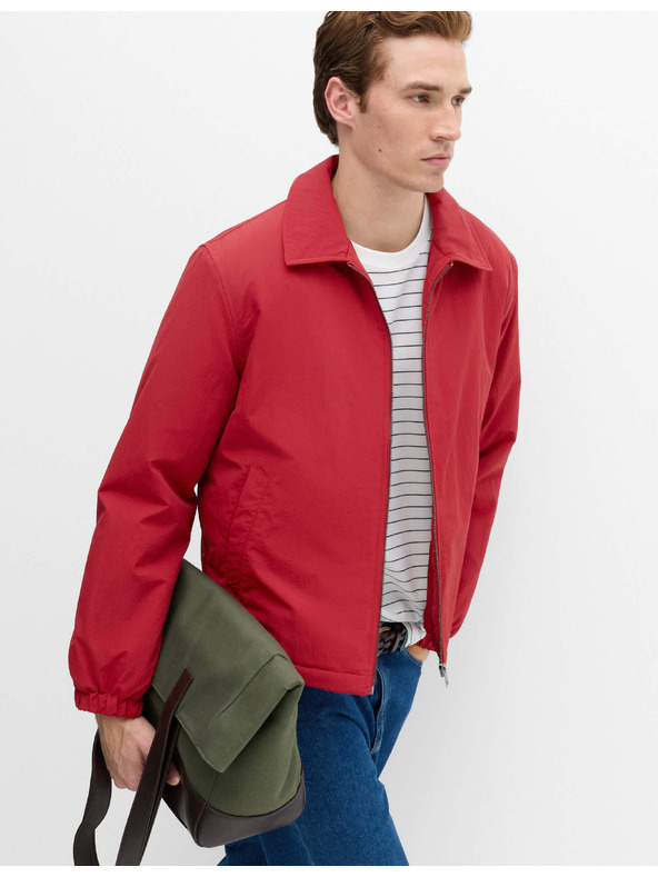 Marks & Spencer Harrington dzseki párnázással és zipperrel Marks & Spencer piros