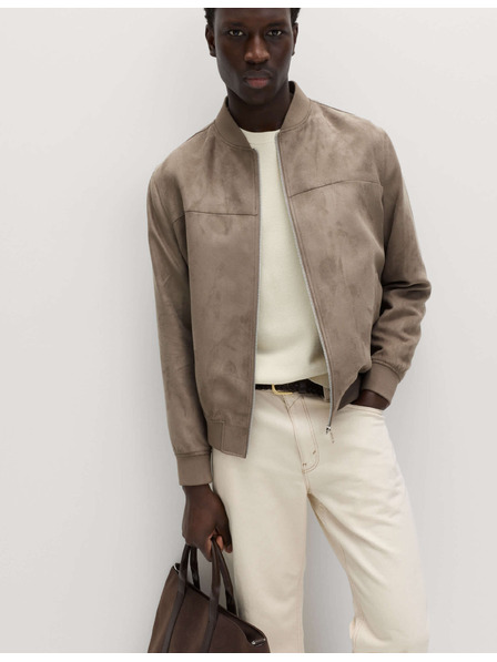 Marks & Spencer Bomber mesterséges velúrból Marks & Spencer barna