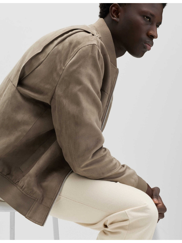 Marks & Spencer Bomber mesterséges velúrból Marks & Spencer barna