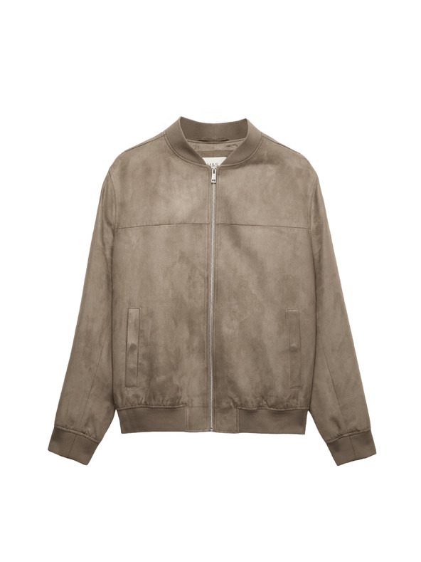 Marks & Spencer Bomber mesterséges velúrból Marks & Spencer barna