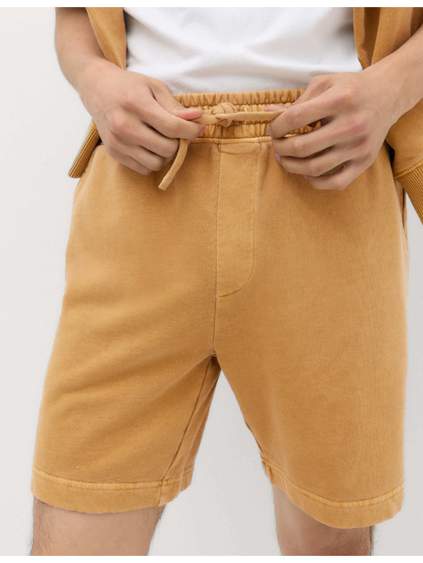Marks & Spencer Shorts tiszta pamutból rugalmas derekkal Marks & Spencer barna