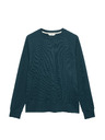 Marks & Spencer Otthoni pulóver tiszta pamutból gofri textúrával Marks & Spencer kék