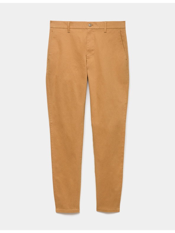 Marks & Spencer Stretch chino nadrág slim fit Marks & Spencer barna