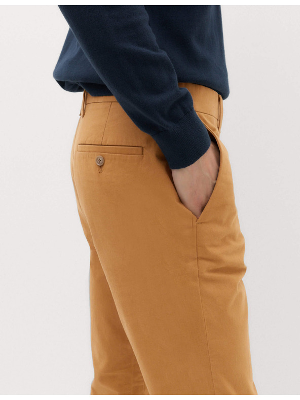 Marks & Spencer Stretch chino nadrág slim fit Marks & Spencer barna